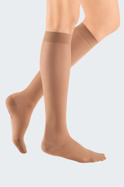 Sheer Elastic Stocking & Soft Knee-Length (the Thinner - Transparent Stocking)